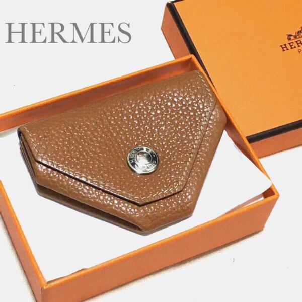 HERMES■エルメス　財布　コインケース　ベージュ　ル　ヴァンキャトル　