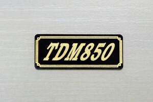 E-463-3 TDM850 黒/金 オリジナルステッカー ヤマハ スイングアーム スクリーン サイドカバー カスタム 外装 カウル 等に