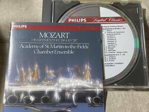 西独盤 W.GERMANY盤 蒸着仕様 PHILIPS MOZART : DIVERTIMENTI KV 138 & 287 ACADEMY CHAMBER ENSEMBLE