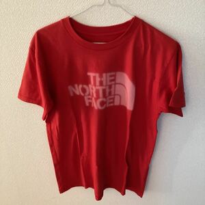 ノースフェイスTシャツ赤Sサイズ