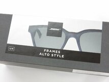 ①【未開封】BOSE ボーズ Frames Alto ウェリントン サングラス Bluetooth オープンイヤー ブラック メガネ UVカット_画像2