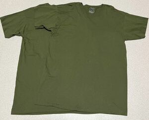 沖縄　海兵隊実物　USMC DUKE ODTシャツ LARGE 二枚セット　トレーニング　沖縄フォースリーコン　米軍放出品　MARINEs