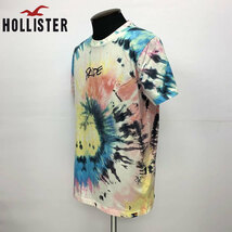 US正規 /S★HOLLISTER ホリスター タイダイ柄 半袖Tシャツ LGBTQ バックプリント 323-248-0365-128 サーフスタイル アメリカ購入品 (9971)_画像3