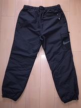 ☆ 17AW SUPREME シュプリーム Nike Trail Running Pant ナイキ トレイル ランニング パンツ ナイロン (ブラック黒M)CSN_画像2