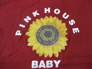 BABY PINKHOUSE ベビーピンクハウス 半袖トップス 　ひまわりプリント半T 　美品