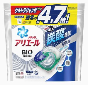 アリエール ジェルボール4D 洗濯洗剤 詰め替え 56個