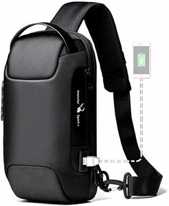 ショルダーバッグ メンズ 斜めがけ 軽量 防水 ショルダー ボディ 旅行 通勤 通学 ビジネス アウトドア スポーツバッグ 黒