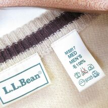 90s 古着 L.L.Bean クルーネックニット セーター sizeM/エルエルビーン　1005_画像5