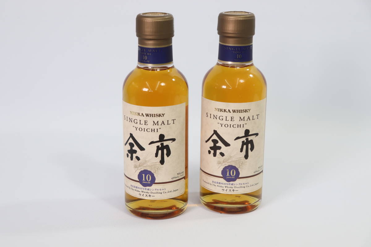 ヤフオク! -「余市10年 180ml」(ウイスキー) (アルコール)の落札相場