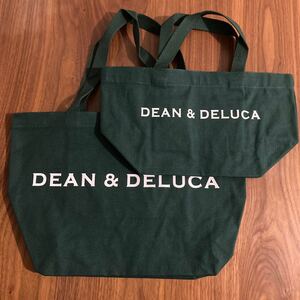 《新品》DEAN&DELUCA ディーン&デルーカ トートバック グリーン 2種セット