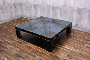 BFC7 展示品 森繁/モリシゲ サルーン58 センターテーブル 121万 W120cm スクエア型 リビングテーブル ローテーブル 4尺 正方形 座卓 IDC