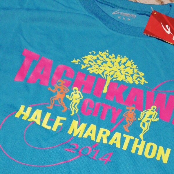 TACHIKAWA City HALF Marathon 2014マラソン参加記念TシャツマラソンTシャツランニング立川マラソン
