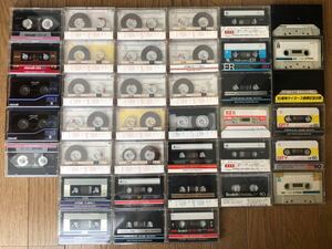中古 カセットテープ TDK maxell DENON ハイポジ有り アニメ音楽など 録音済み 38本 現状品