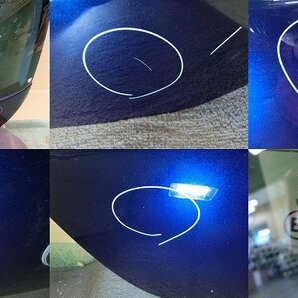ニュービートル 9CAZJ リアゲートパネル バックドアパネル ガラス カラー LD5Q 青系 純正の画像2