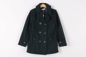 Tex ピーコート Pコート ジャケット アウター 女の子用 128サイズ 黒 キッズ 子供服 Tex, 未使用 新品
