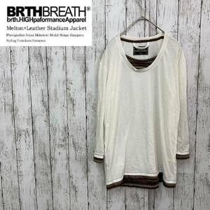 BRTH BREATH★ブレス★7分袖 カットソー Tシャツ★サイズM　67-3