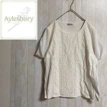 Aylesbury★アリスバーリー★レディース レース 半袖 カットソー★サイズLL　5-228　_画像1