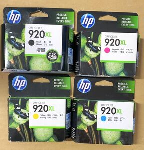 ★HP 純正未開封インクジェットカートリッジ 920XL ブラック シアン マゼンタ イエロー4色セットCD972/3/4/5AA 増量★HP8の商品画像