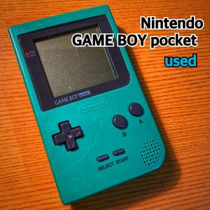 任天堂 Nintendo ゲームボーイポケット ニンテンドー GAMEBOY pocket グリーン　緑