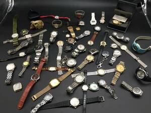 腕時計～まとめて５０個以上 ジャンク メンズ＆レディース セイコー シチズン等日本メーカー エルジン 渡来品 ノベルティ レトロ等