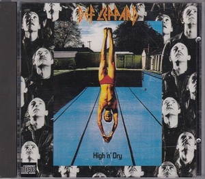 ■CD★デフ・レパード/ハイ＆ドライ★DEF LEPPARD★32PD-446日本語解説書付き★西ドイツ盤■