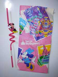  Minnie Mouse screw straw Tokyo Disney Land 