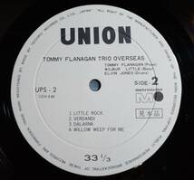 LPレコード 見本盤『オーヴァーシーズ/トミー・フラナガン・トリオ』/TOMMY FLANAGAN/エルヴィン・ジョーンズ/幻の名盤/UPS-2_画像6