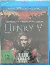 新品即決 送料無料 日本未発売 HENRY V ヘンリー五世 3D ブルーレイ 輸入盤 Blu-ray 日本語無し リージョンB_画像1