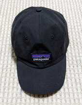 【美品】Patagonia パタゴニア メンズ P-6 ラベル トラッド キャップ CAP 38296 ブラック_画像2