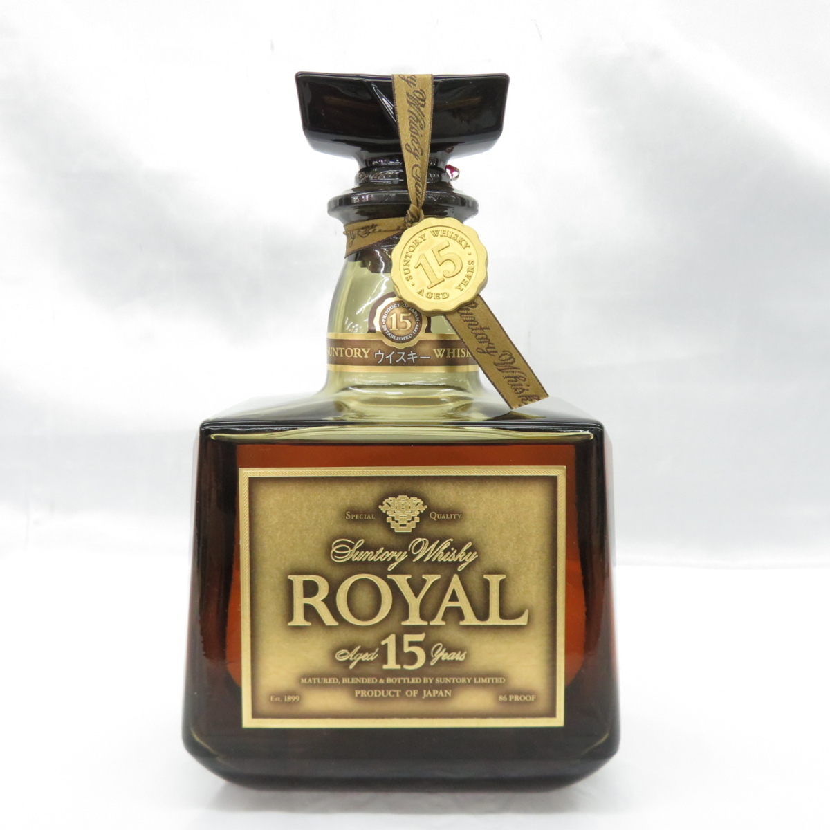 【訳あり】 サントリーウイスキー ローヤル15年 ゴールドラベル 750㎖ 古酒 新品未開栓 ウイスキー