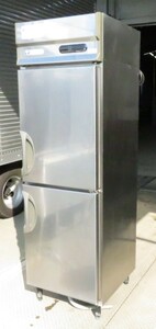 【保証付・中国語可】フクシマ 業務用縦型２ドア冷蔵庫 URN-20RM-H 幅610×奥650×高1950mm 100V MT2206171539