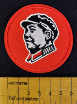毛沢東のワッペン 中国 共産党 人民解放軍 刺繍 アイロン貼り付け可 WAP211019-8_画像1