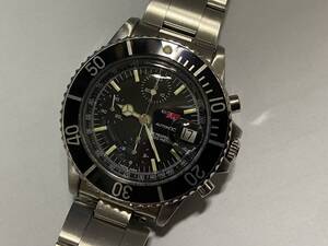 美品 スイス製 1990年代 EXALT エクサルト SUB PROFESSIONAL サブ プロフェッショナル 自動巻 クロノグラフ 7750搭載
