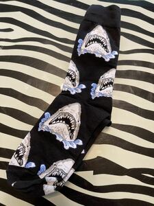  free shipping * Jaws *same* socks * knee-high socks * total pattern * piece ..*. hand * impact 