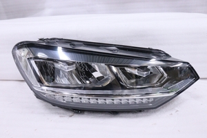 18-102★美品★LED 5T VW トゥーラン★右ヘッドライト 5TC 941 036 B ASSY ブラック★フォルクスワーゲン 純正 (YM)