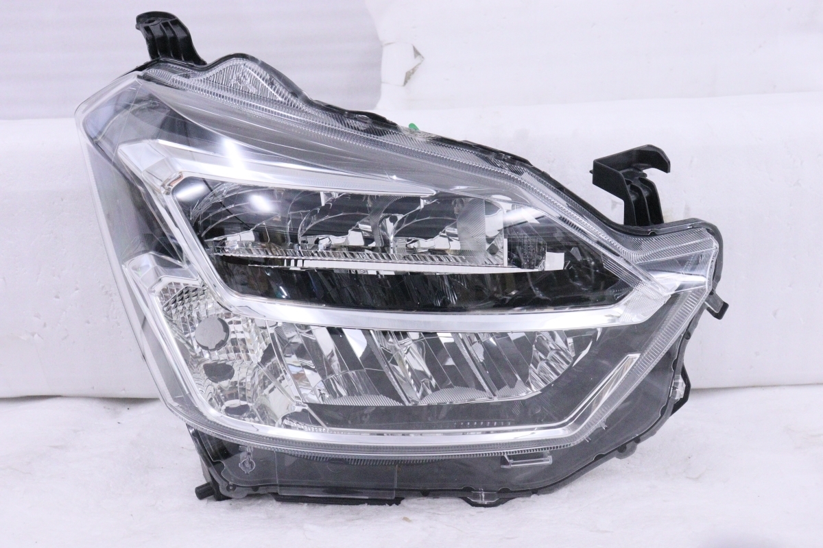 22-315★LED LA350S ミライース★右ヘッドライト KOITO 100-69042 打刻:M ブラック 純正★ダイハツ LA360S (RO)