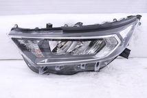 26-2023★美品 LED MXAA52 RAV4★左ヘッドライト ガソリン車 STANLEY 42-87 打刻:A ブラック 純正★トヨタ (YM)_画像1