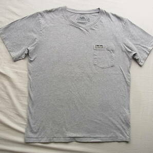 HOLLYWOOD RANCH MARKET BLUE BLUE × フルーツ オブ ザ ルーム ポケット付きTシャツ サイズ XL 杢グレーの画像1