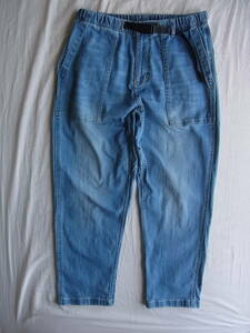 GRAMCCI Gramicci stretch Denim material used processing tapered Silhouette climbing pants size S 2002-DEJ