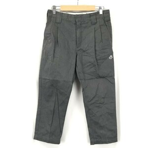 Dickies★スラックス/ワークパンツ【メンズXL/O/股下53cm/グレー】ロデオクラウン◆BG574