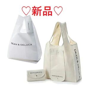 【新品】ミニマムエコバッグホワイト & ショッピングバッグ2点セット