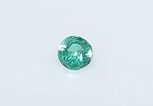 美品！　パライバトルマリン　0.025ct ラウンド　ルース（LA-5448）