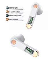 Bluetooth　5.2 イヤホン　ワイヤレスイヤホン LED 画面 ブルートゥース イヤフォン イヤホンマイク 片耳　USB 充電 高音質 21_画像3