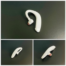 Bluetooth　イヤホン　ワイヤレスイヤホン 耳掛け型　イヤフォン イヤホンマイク 片耳　USB 充電 高音質 超軽量　テレワーク　ホワイト　21_画像4