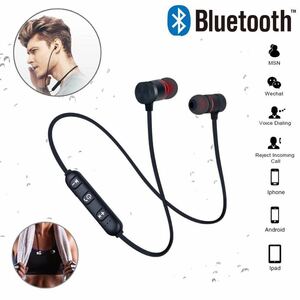 Bluetooth　イヤホン　ワイヤレスイヤホン iPhone　アンドロイド　対応 イヤホンマイク 両耳　USB 充電 高音質 重低音 ブラック 2