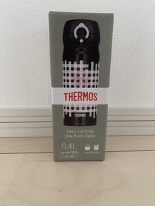 THERMOS 0.4L ブラックギンガムケータイマグ(水筒)サーモス