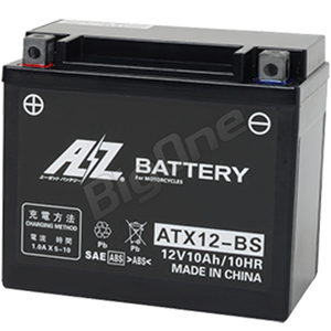 AZバッテリー 充電済 W800ゼファー400 χ750ブルバード400 800フリーウェイ ATX12-BS 互換 YTX12-BS FTX12-BS GTX12-BS KTX12-BS RBTX12-BS