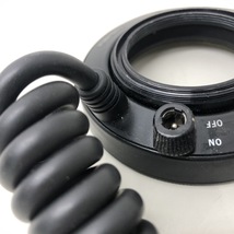 ◆ [2] OLYMPUS OM T 10 RING FLASH 1 W/FILTER POL オリンパス T-10 リング フラッシュ1 通電不明 現状品　_画像3