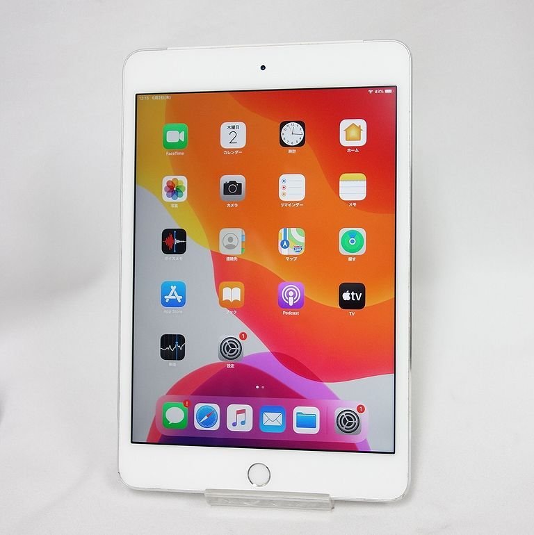 Apple iPad mini 4 Wi-Fi+Cellular 64GB MK732J/A SIMフリー [シルバー ...
