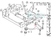 BMW E90 E91 E92 E93 フロント コントロールアーム ロアアーム 左右セット 320i 323i 325i 330i 335i 31126770849 31126770850_画像2